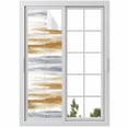 thumbnail image 1 of Sun Blocking Glass Window Film, Brown Grey Ombre Window Privacy Film Frosted, Abstract Art Oil Painting Modern Reusable Windows Privacy Sticker for Home Decor, Nursery, 23.6 x 78.7 Inches, 1 of 9