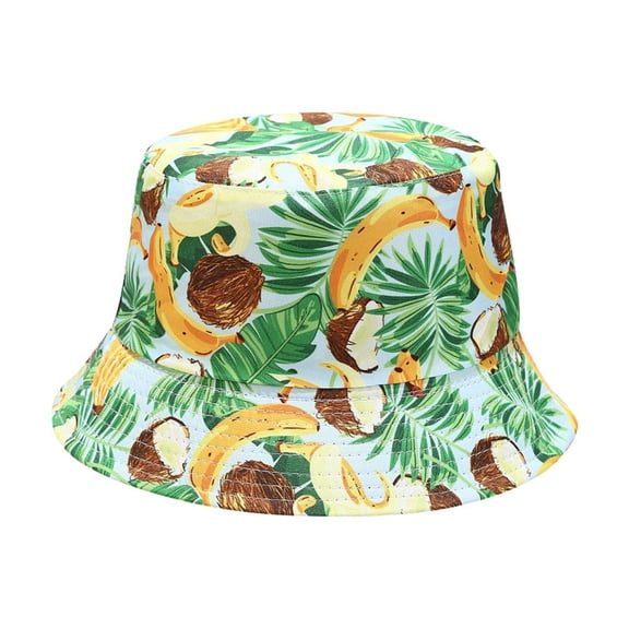 Sun Bucket Hats for Women Men Wide Brim Upf 50  Fishing & Beach Hats Bucket Hats Male's and Female's Casual Fisherman's Hat 3D Printed Pattern Tie Dye Double Basin Hat Outdoor Visor