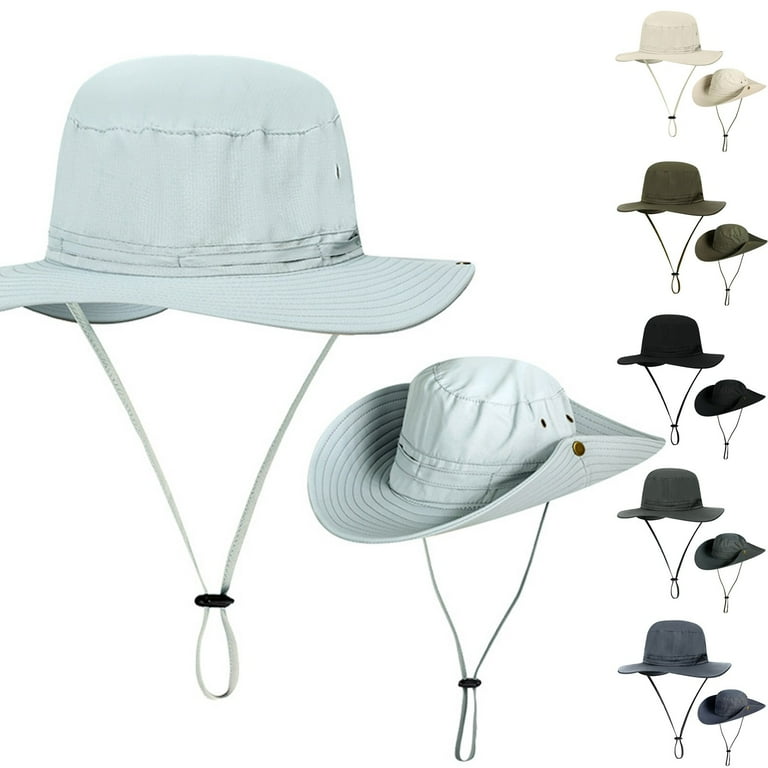 Sun Bucket Hats for Men Women 3” Wide Brim UPF 50+ Fishing Beach