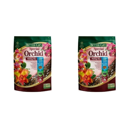 Sun Bulb Better-Gro Special Orchid Flower Potting Soil, 8 Qt (2 Pack)