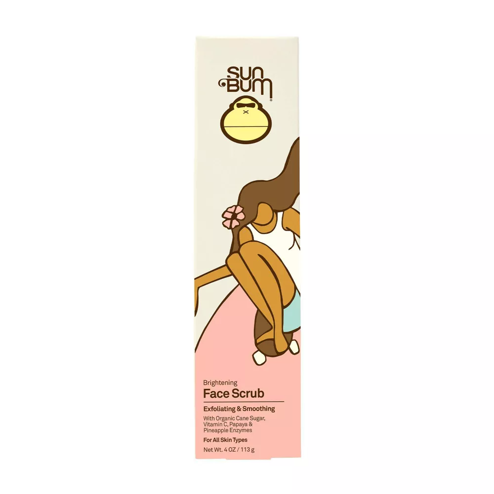 Sun Bum Brightening Face Scrub - 4oz - Walmart.com