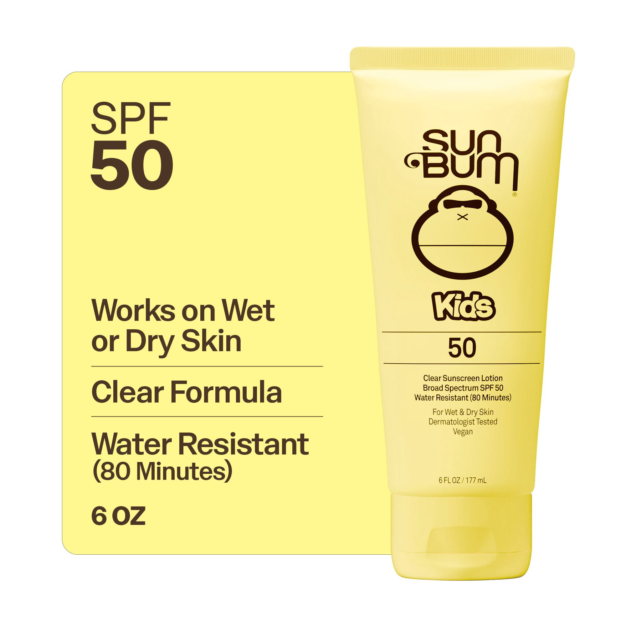 Sun Bum Kids Clear Sunscreen Lotion, SPF 50, 6 fl oz