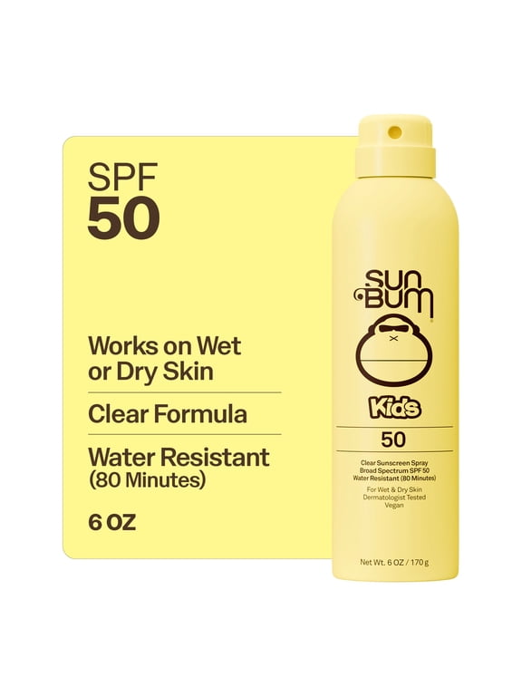 Kids Clear Sunscreen Spray, SPF 50, 6 oz