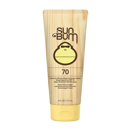 Sun Bum Premium Moisturizing Sunscreen Lotion, Original, SPF 70, 6 oz