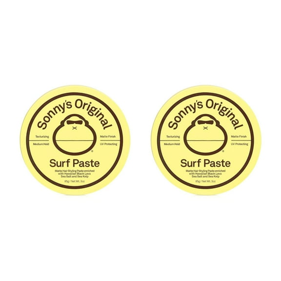 Sun Bum Sun Bum Texturizing Surf Paste Vegan and Cruelty Free Sea Salt Matte Styling Pomade for Men and Women 2 Pack