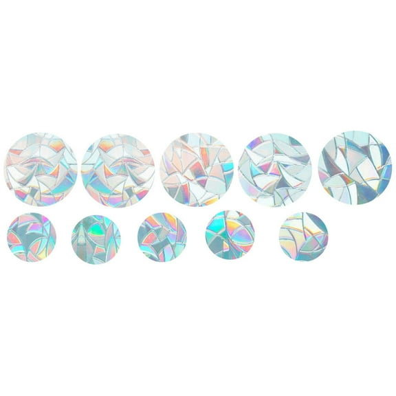 Sun Catcher Dazzle Window Paste Rainbow Prism Electrostatic Glass Paste PVC Anti-Collision Window Paste, Non-Adhesive Sun Catching Net Decorative Window Paste