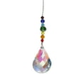 thumbnail image 1 of Sun Catchers under $5! Cagogo Sun Catchers with Crystals, Hanging Crystal Prisms Suncatchers, Colored Glass Window Pendant, Rainbow Maker for Home Garden, Christmas Tree Decoration Ornament, 1 of 2