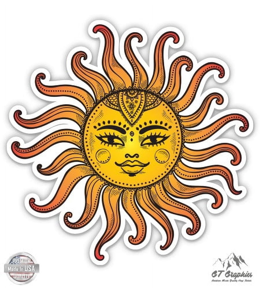 Sunsphere Sticker Sun Celestial - 3
