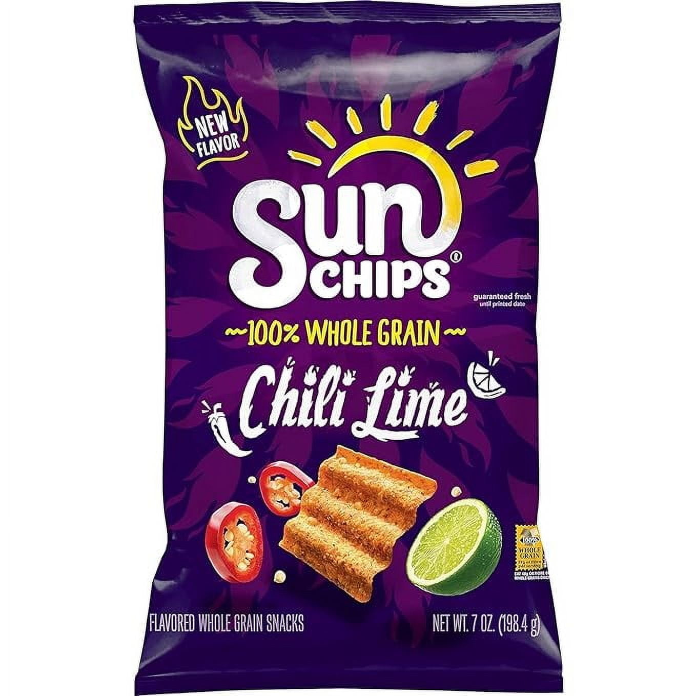 Sun Chips Multigrain Chips Chili Lime, 7 Oz