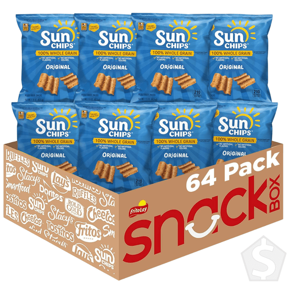 Sun Chips Original Whole Grain Chips 1.5 oz. - 64/Case