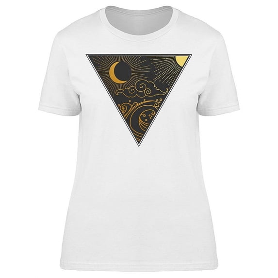 Sun Cloud Over The Sea T-Shirt Women -Image by Shutterstock, Female Large
