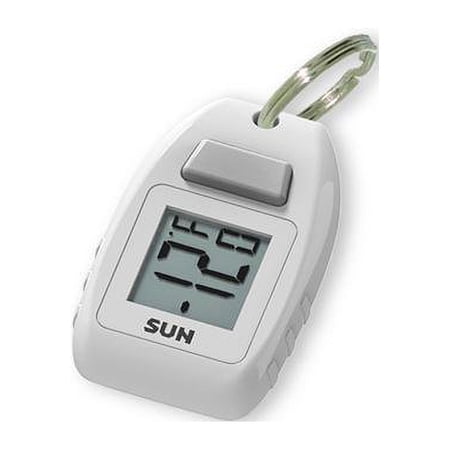 Sun Company Digital Zipogage - Compact Zipperpull Digital Thermometer | for Skiing, Snowboarding, Cold-Weather Camping, Snowshoeing, or Any Outdoor Activity