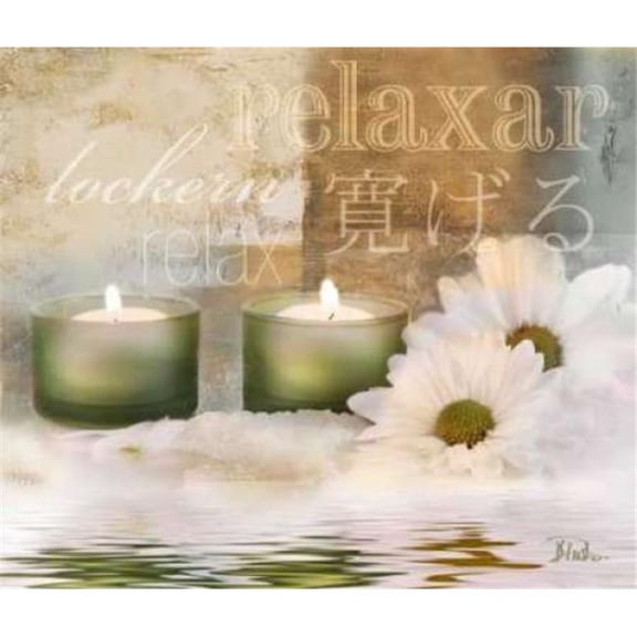 Sun Dance Graphics PDX7382SMALL Relaxation I Poster Print by Patricia Pinto, 12 x 12 - Small