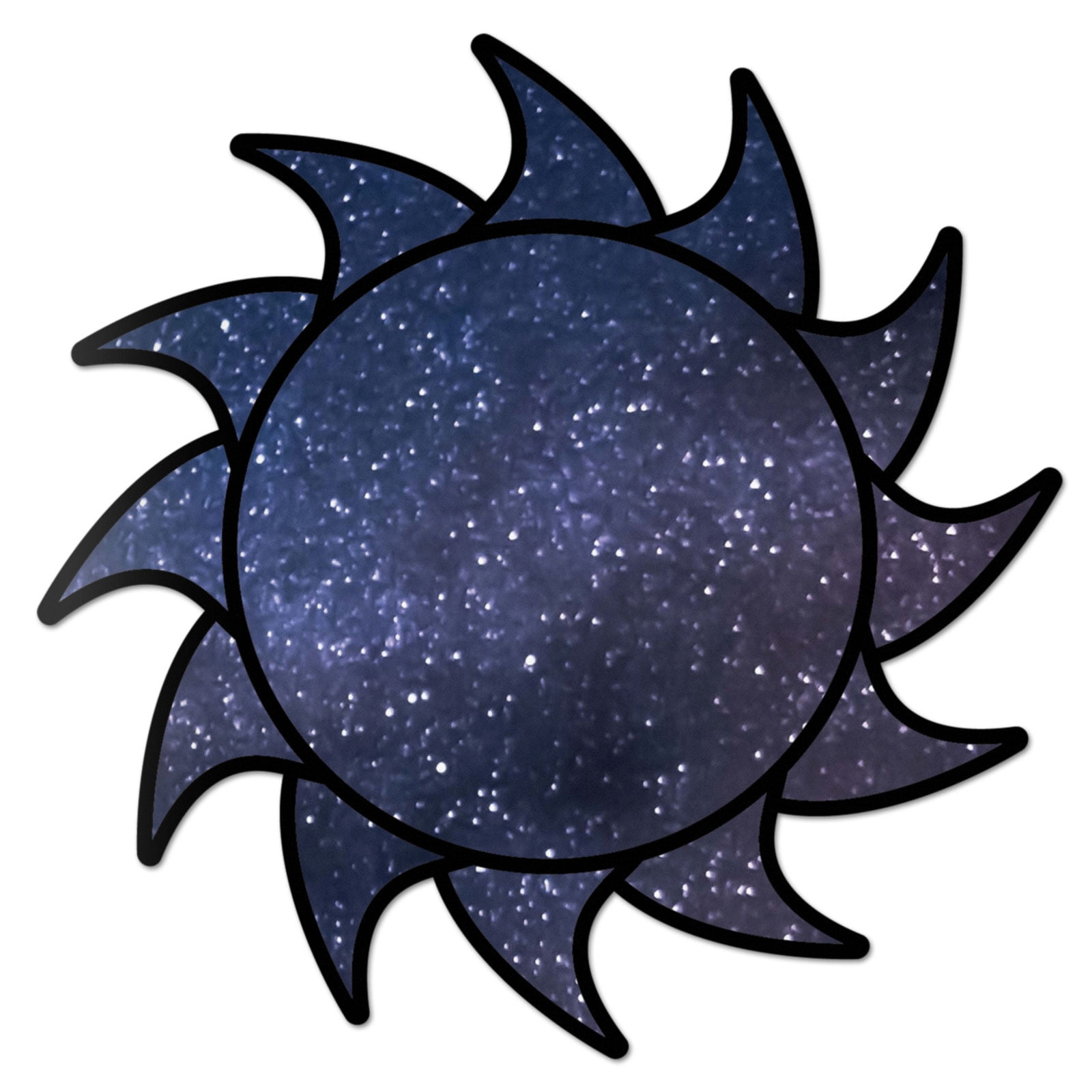 Sun Decal Space Sticker Vinyl Rear Window Car Truck Laptop Sun Solar ...