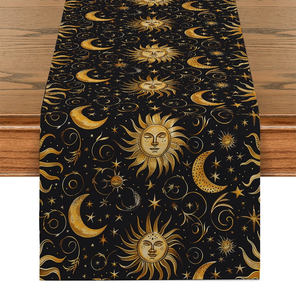 Sun Dining Table Runner ration for Dining Room Moon Dinning Table ...