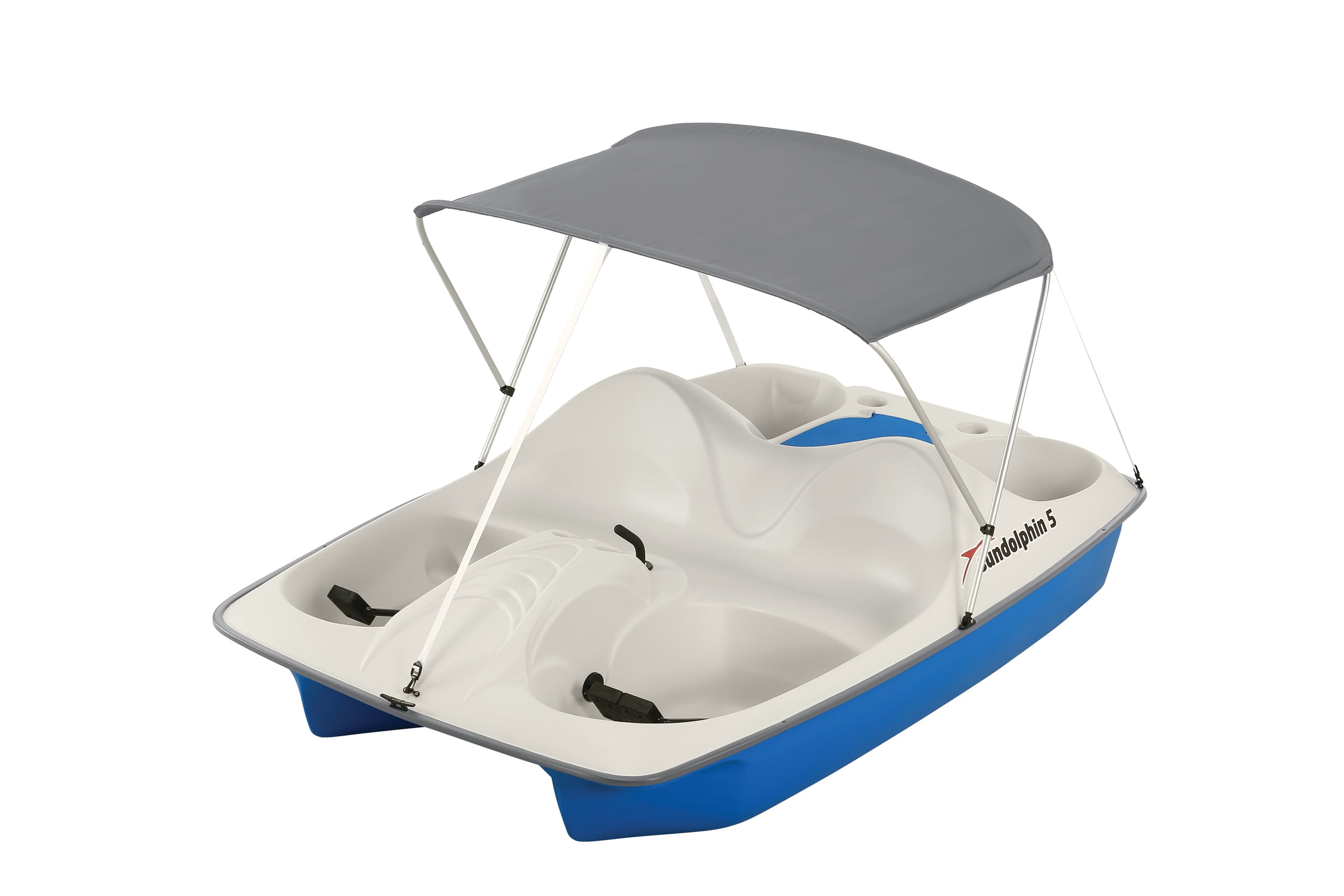 Sun Dolphin 5 Seat Pedal Boat Blue with Canopy Walmart