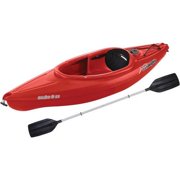 Sun Dolphin Aruba 8' Ss Sit-in Recreational Kayak Red, Paddle Included