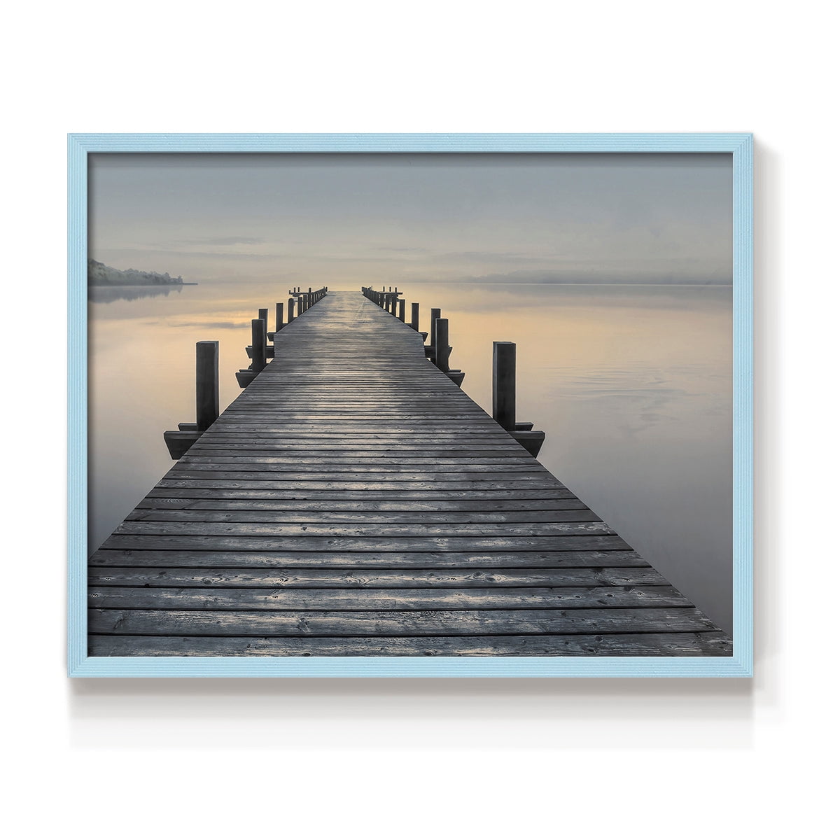 Sun Down by Mike Calascibetta - Restickable Framed Giclée Print