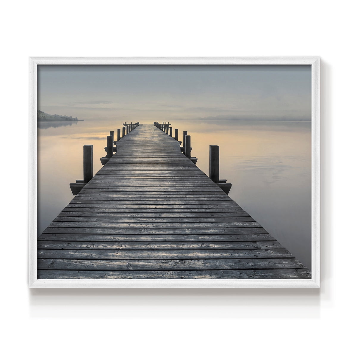 Sun Down by Mike Calascibetta - Restickable Framed Giclée Print