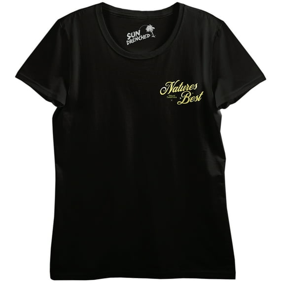 Nature's Best Lemons "Only the Finest" Women's Black Short Sleeve Tee - Large