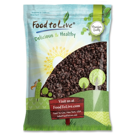 Sun-Dried Dark Sweet Cherries, 8 Pounds - Raw, Vegan - by Food to Live