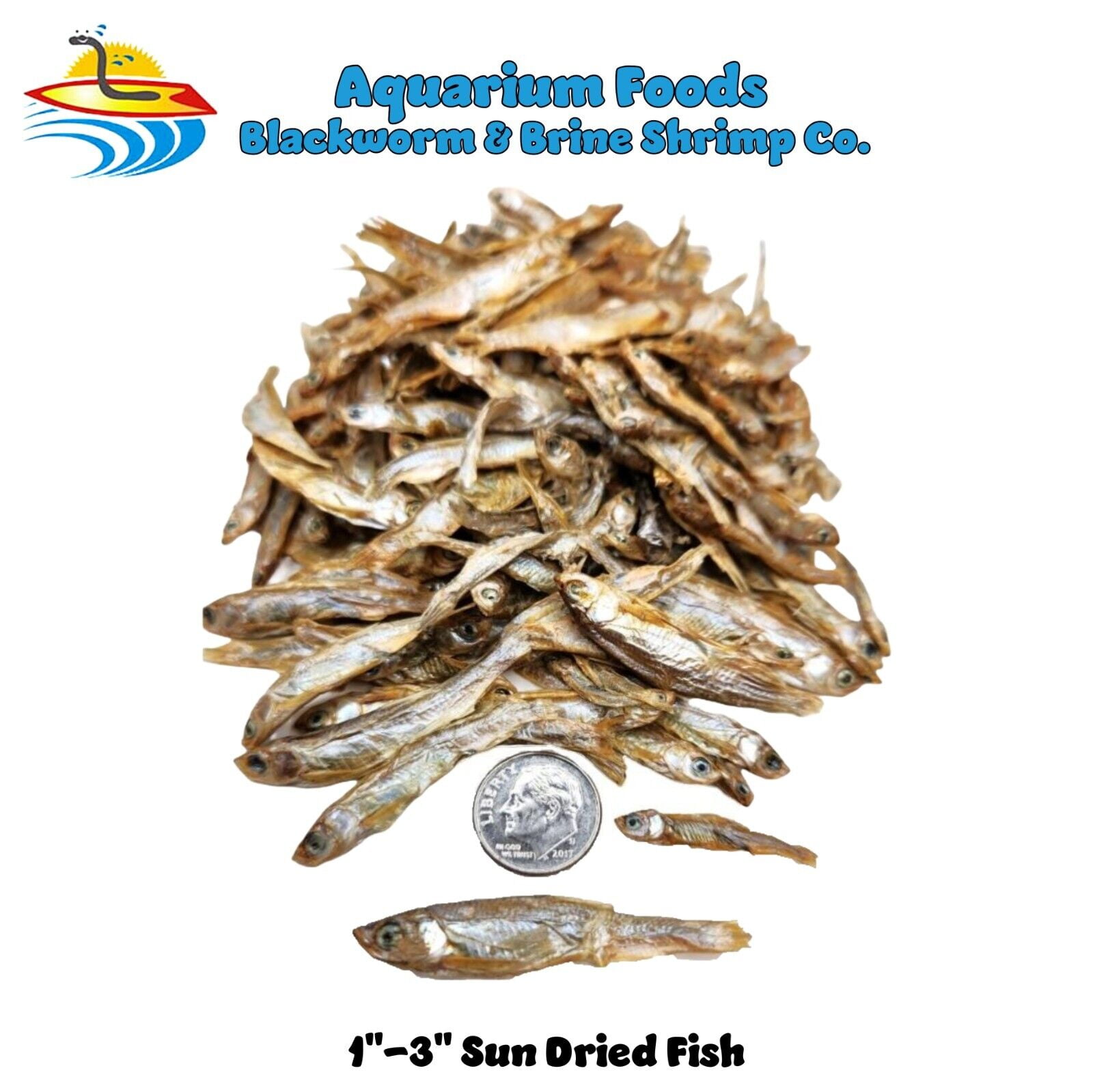 Sun Dried Fish 1”-3”- Cichlids, Turtles, Oscars, Koi, & Piranhas...5-lb