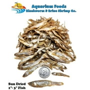 Sun Dried Fish 1 -3 - Tropical Fish, Marine Fish, Koi Fish, Turtles...4oz