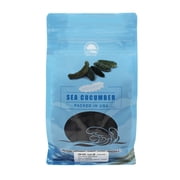 Sea Cucumber Wild Caught, 40-50pcs 5-6 Years Sun Dried Atlantic Black Pin Supplement All Natural Nutritious Medium 8oz Bag