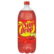 Sun Drop Cherry Lemon Soda Pop, 2 Liter Bottle