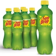 Sun Drop Citrus Soda Pop, 16.9 fl oz, 6 Pack Bottles