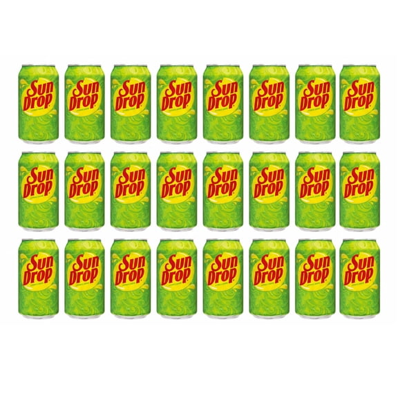 Sun Drop Soda, 12 oz, 24 Cans