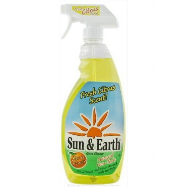Sun & Earth Glass Cleaner, 22 oz
