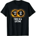 Sun Eclipse Total Solar Apr 8 2024 Twice In A Lifetime Moon TShirt