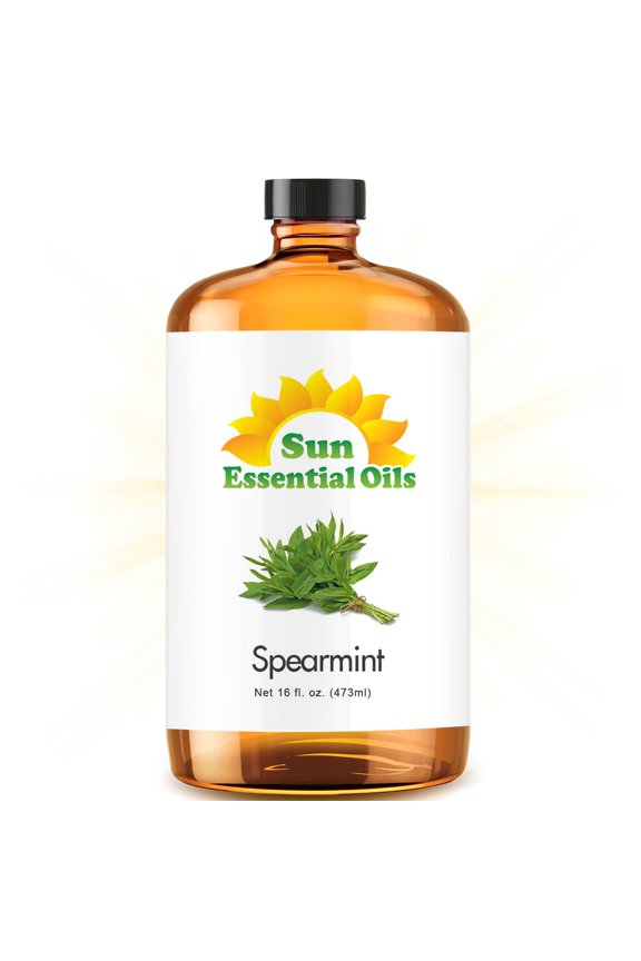 16oz - Spearmint Essential Oil - 16 Fluid Ounces
