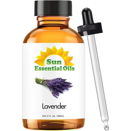 Sun Essential Oils 2oz - Lavender Essential Oil - 2 Fluid Ounces