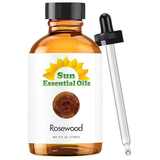 Sun Essential Oils 4oz Rosewood Essential Oil 4 Fluid Ounces