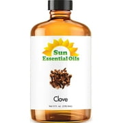Sun Essential Oils 8oz - Clove Essential Oil - 8 Fluid Ounces