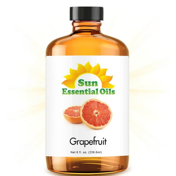 Sun Essential Oils 8oz - Grapefruit Essential Oil - 8 Fluid Ounces