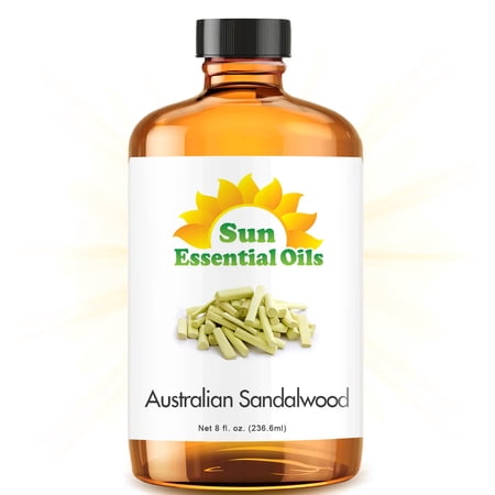 Sun Essential Oils 8oz - Sandalwood Essential Oil - 8 Fluid Ounces