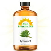 Sun Essential Oils 8oz - Spearmint Essential Oil - 8 Fluid Ounces