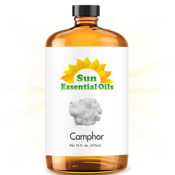 Sun Essential Oils - Camphor Essential Oil 16 oz Natura for Aromatherapy, Relaxation