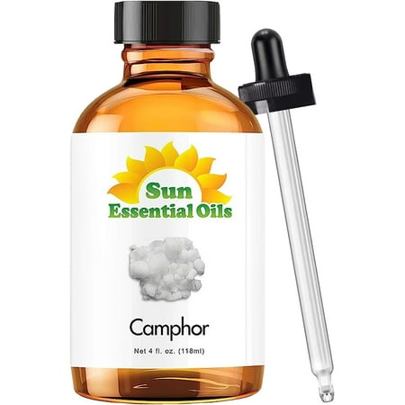 Sun Essential Oils - Camphor Essential Oil - 4 Fluid Ounces (Pack of 1)