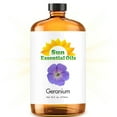 thumbnail image 1 of Sun Essential Oils - Geranium Essential Oil 16oz for Aromatherapy, Diffuser, Stress Relief, 1 of 5