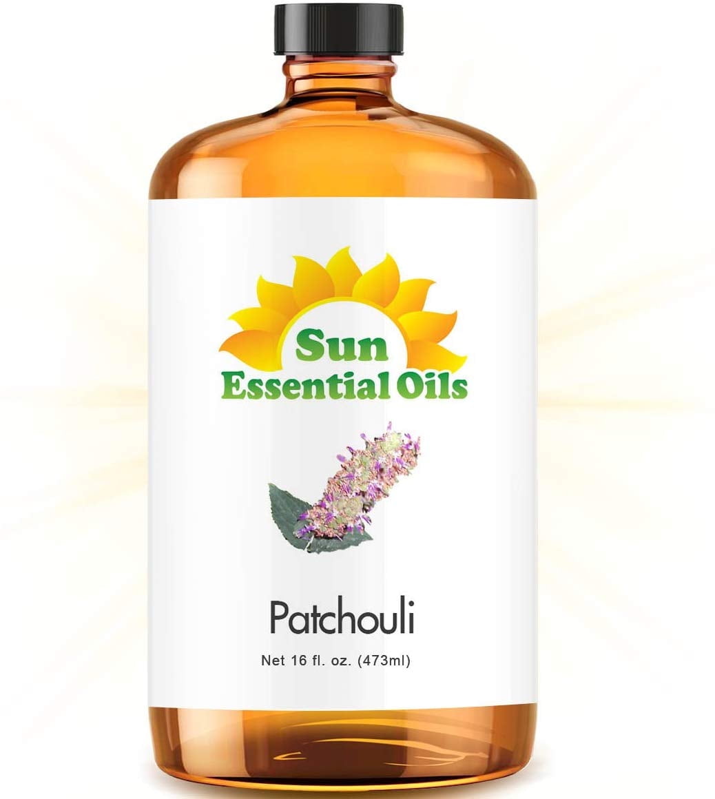 Sun Essential Oils 16oz Patchouli Essential Oil for Aromatherapy