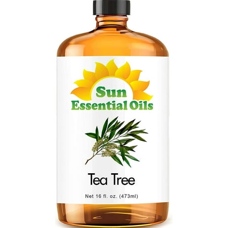 Sun Essential Oils - Tea Tree Essential Oil 16oz for Aromatherapy, Diffuser, Pest, Repellant