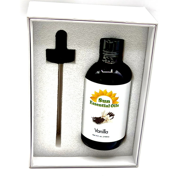 Sun Essential Oils 4oz - Vanilla Essential Oil - 4 Fluid Ounces