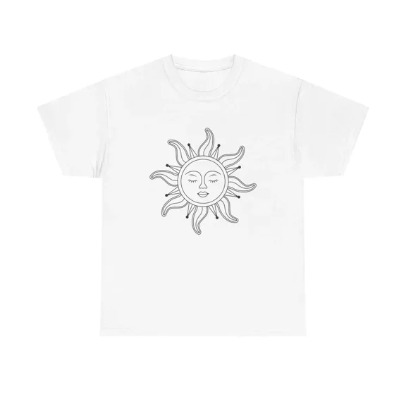 Sun Face Graphic T-Shirt