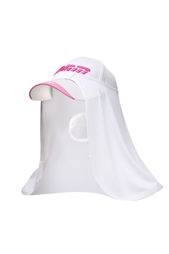 Sun Face Neck Drape Ice Silk Protection UV Sun Shield Sun Visor Cooling Protection(Without Hat)