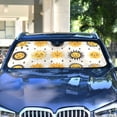 thumbnail image 1 of Sun Faces Automotive Front Car Windshield Sun Shade Reflector Foldable for Front Fit for Cars Truck SUVs, 1 of 8
