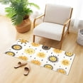 thumbnail image 1 of Sun Faces Bathroom Rug Non Slip Bathroom Mats Entry Door Soft Carpets for Kitchen Bedroom Living Room 39x20 inch, 1 of 7